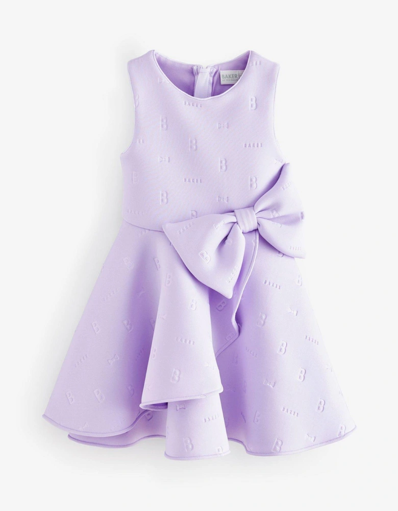 Bow Dress - Purple
