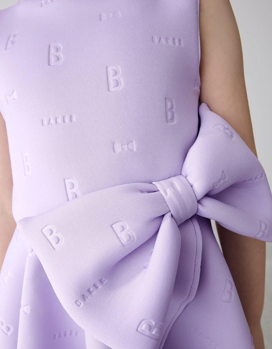Bow Dress - Purple