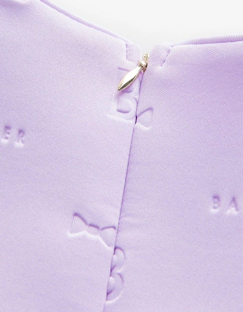 Bow Dress - Purple