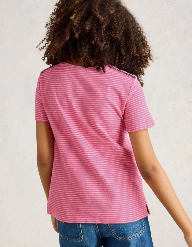 Women's Abbie Tee Regular Pink Multi