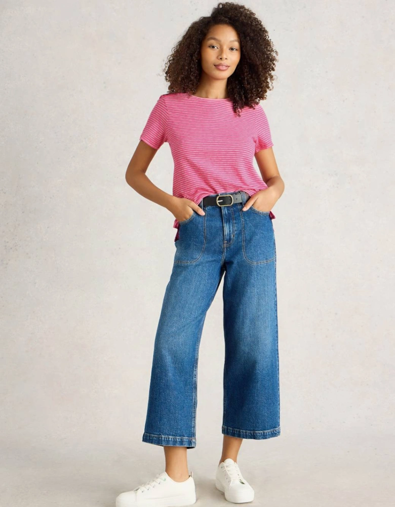 Women's Abbie Tee Regular Pink Multi