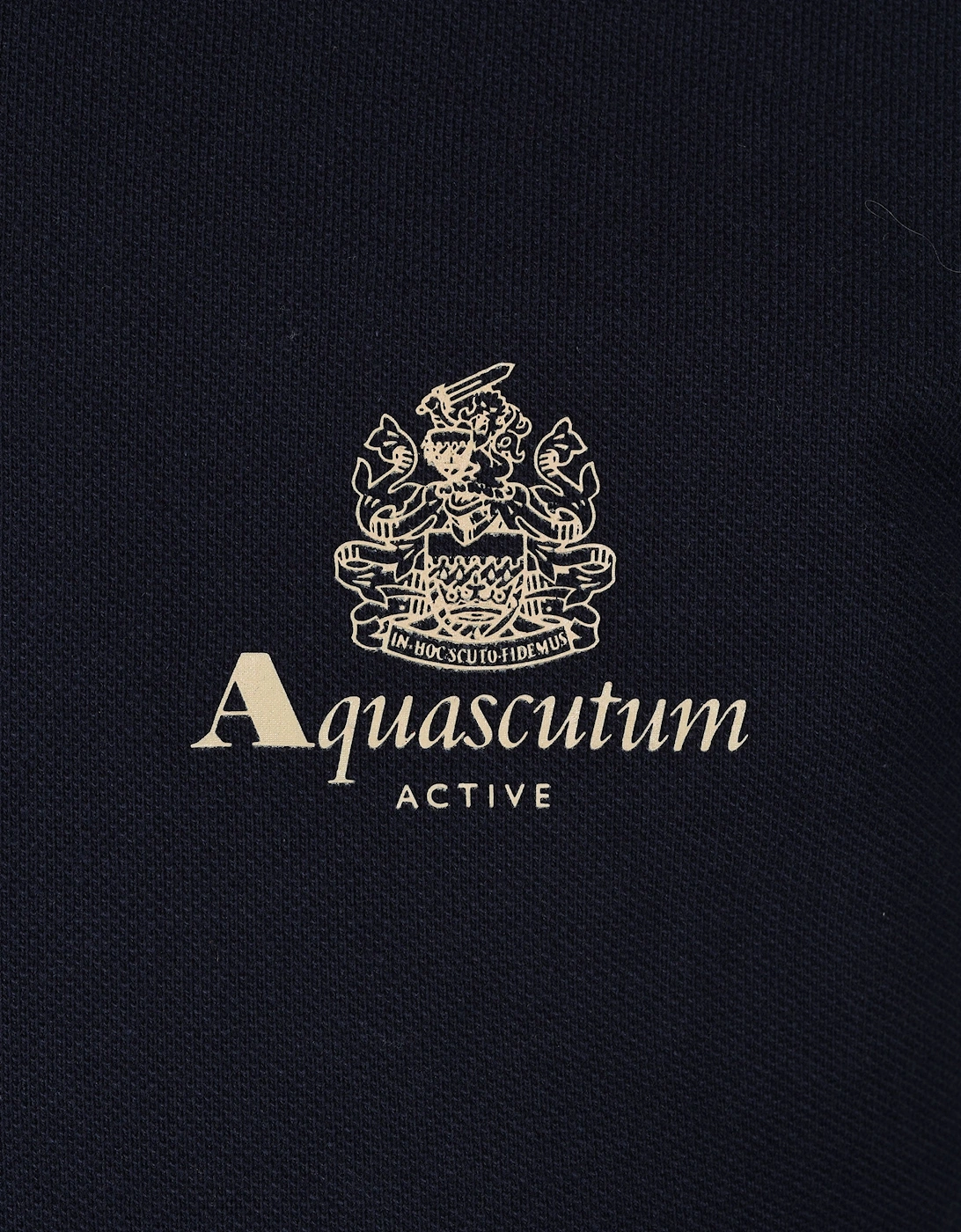 Small Logo Piquet Polo Shirt Navy