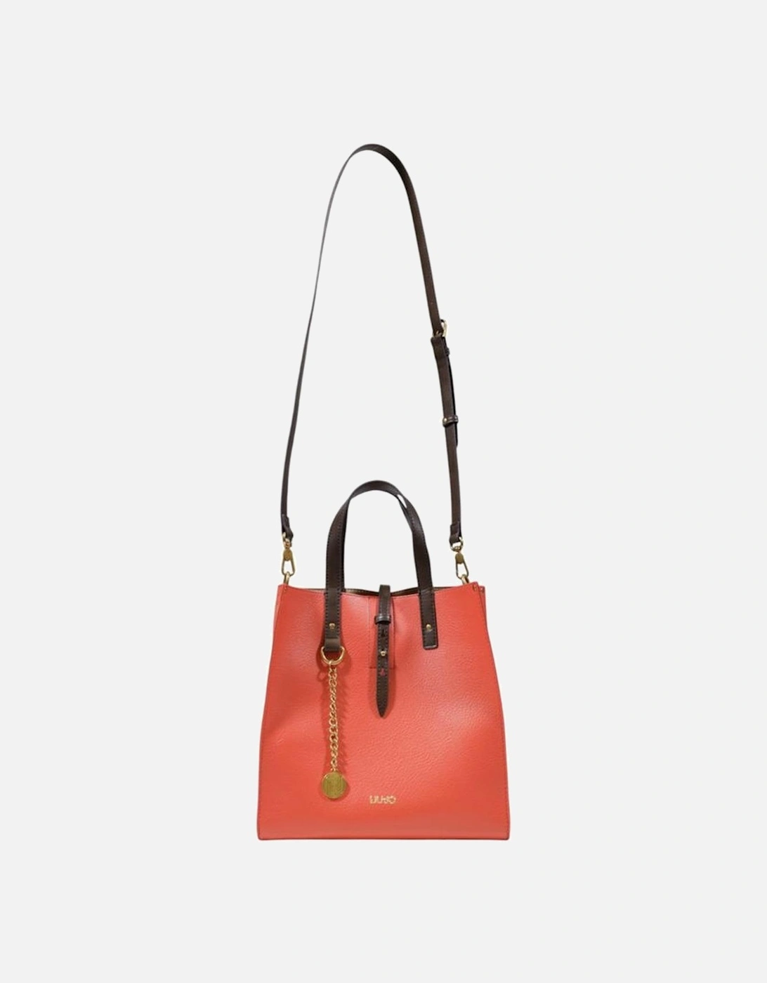 Womens Polyurethane Backpack - Orange, 6 of 5