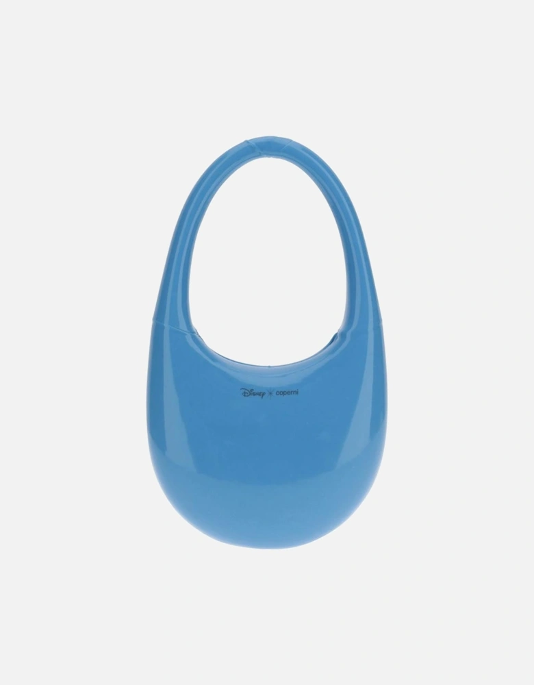 Liquid Print 3D Silicone Shoulder Bag Women - Blue