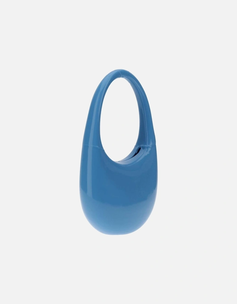 Liquid Print 3D Silicone Shoulder Bag Women - Blue