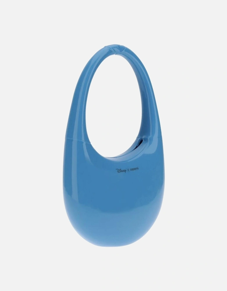Liquid Print 3D Silicone Shoulder Bag Women - Blue