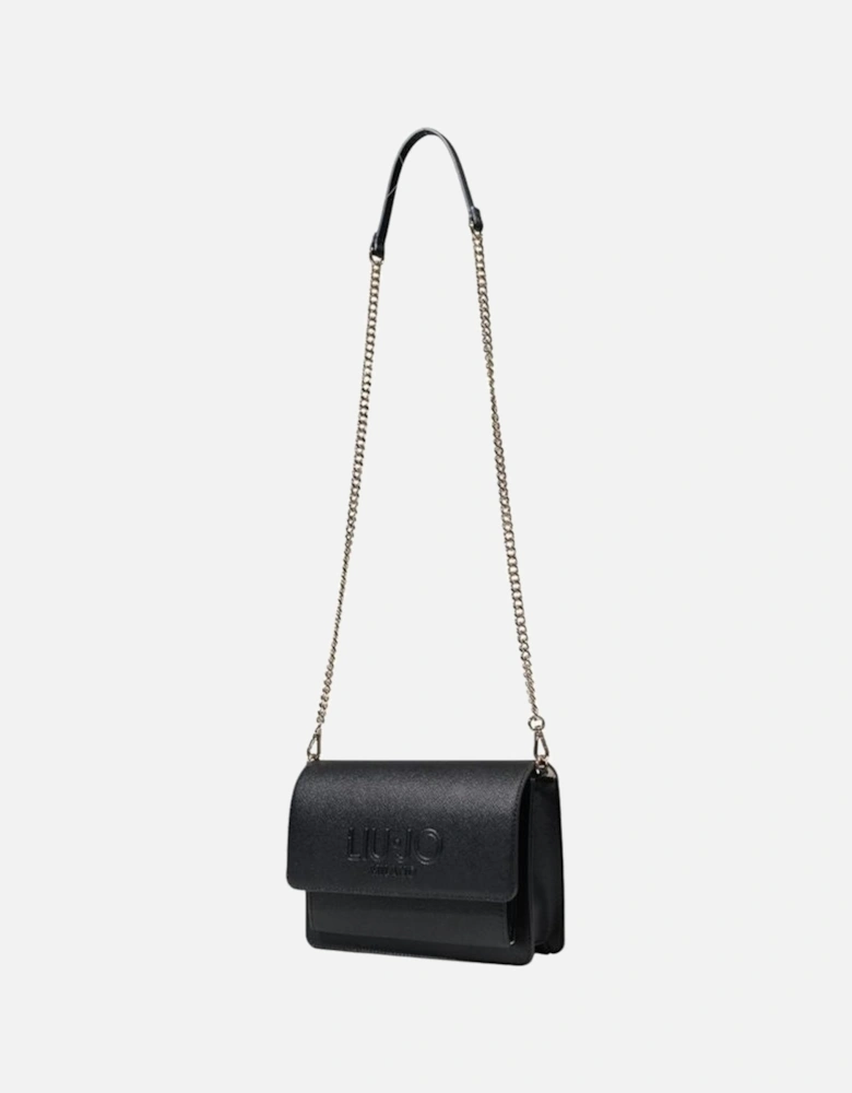 Structured Polyurethane Medium Bag Women - Black Handbags