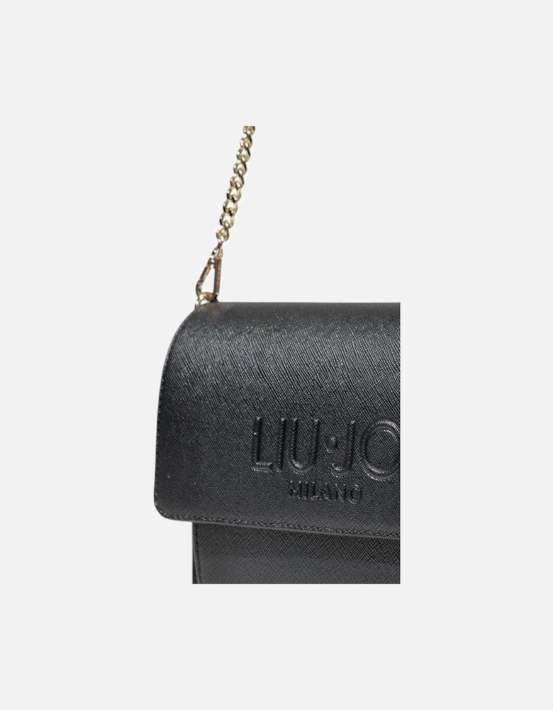 Structured Polyurethane Medium Bag Women - Black Handbags