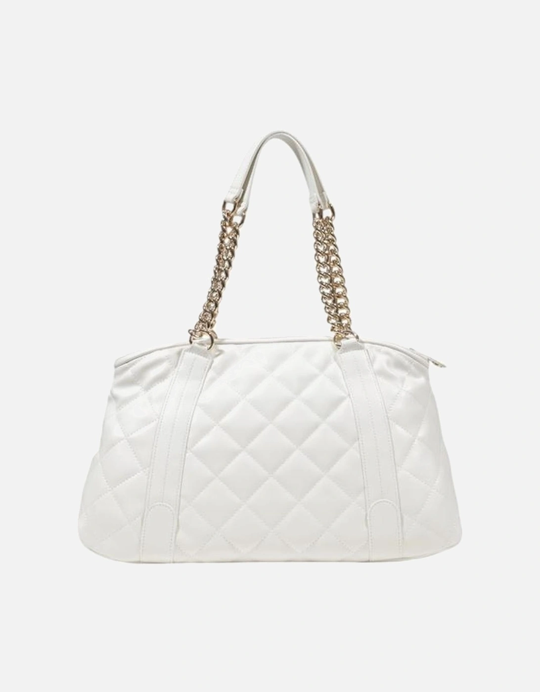 Large Polyurethane Tote Bag Women - Cream Handbags