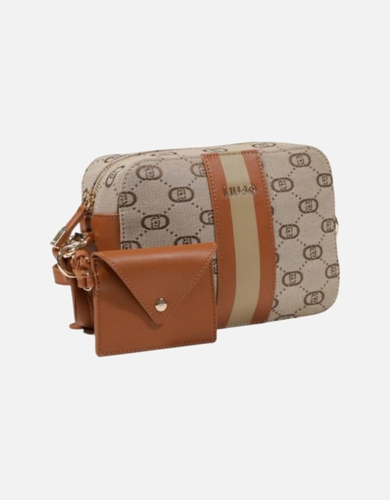 Medium Elegant Camera Case Bag Women - Beige Handbags