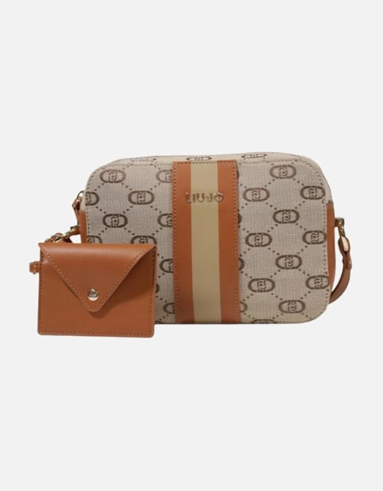 Medium Elegant Camera Case Bag Women - Beige Handbags