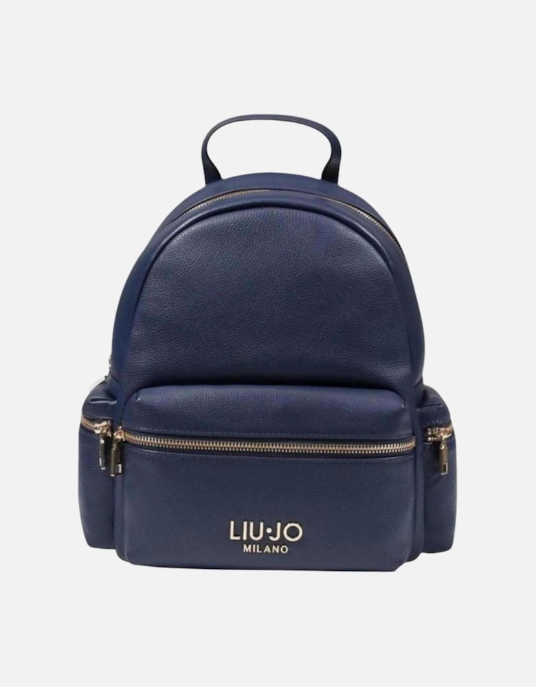 Polyester Womens Backpack - Blue