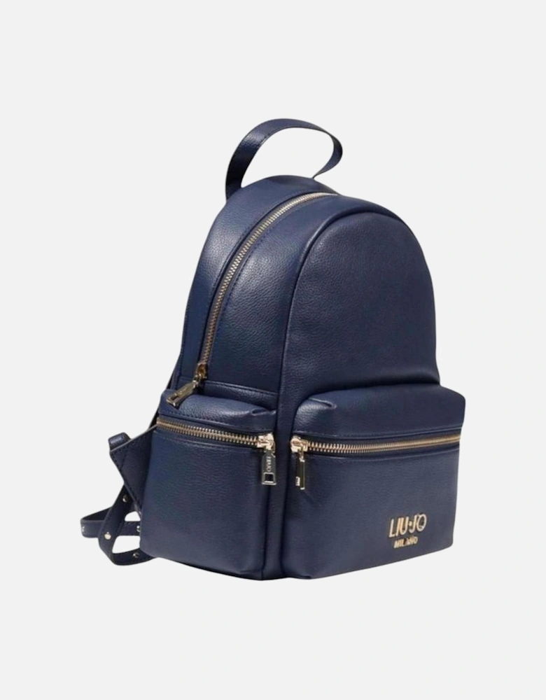 Polyester Womens Backpack - Blue