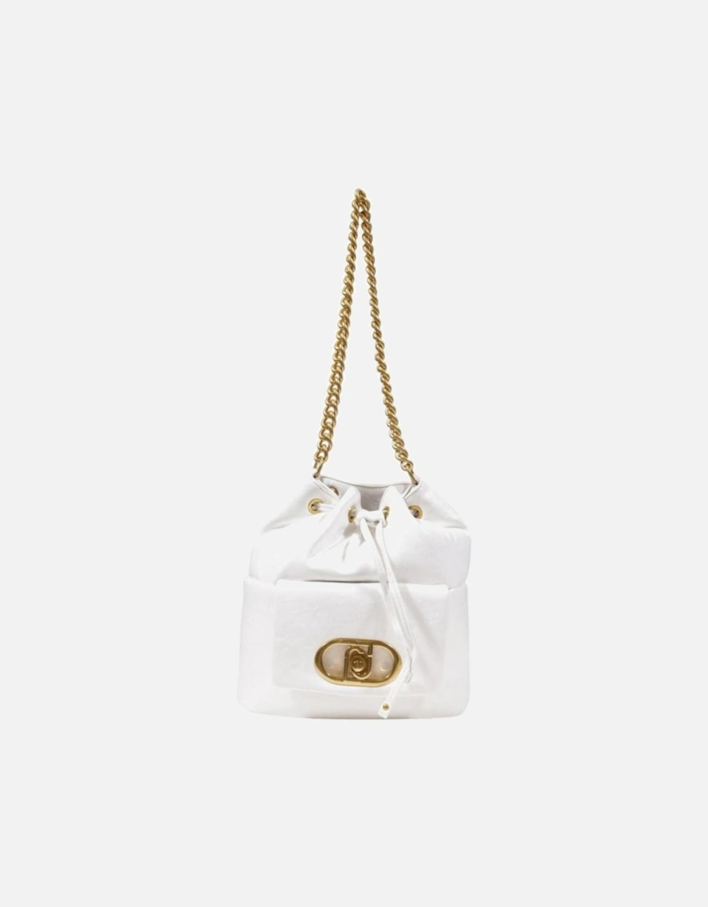 Quilted Chain Shoulder Bag Women - White Handbags