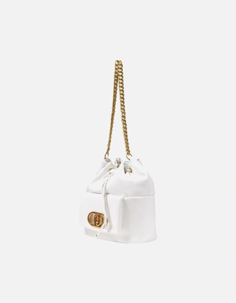 Quilted Chain Shoulder Bag Women - White Handbags
