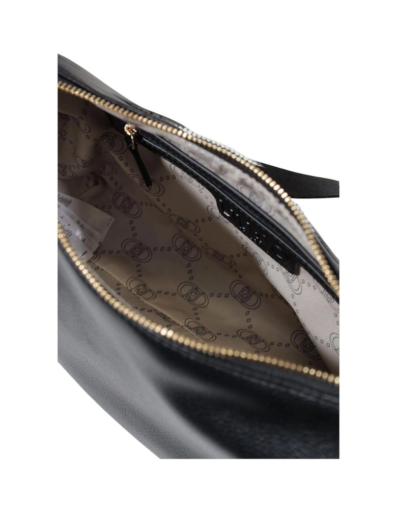 Medium Polyurethane Handbag with Top Handle Women - Black