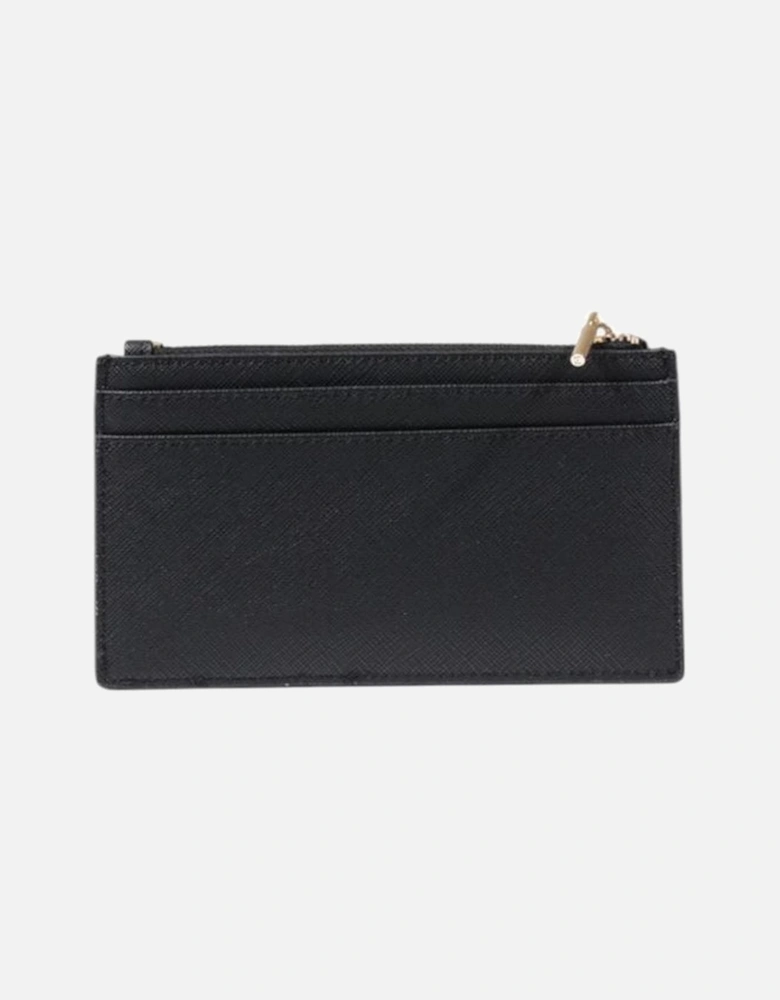 Polyurethane Womens Wallet Holder - Black