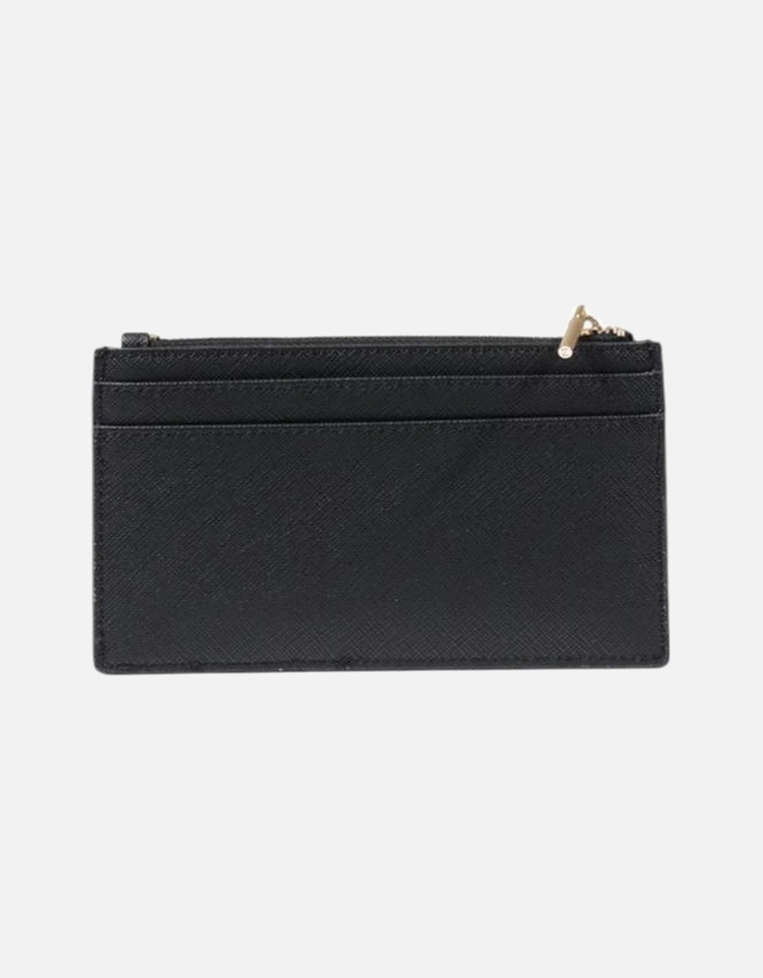 Polyurethane Womens Wallet Holder - Black