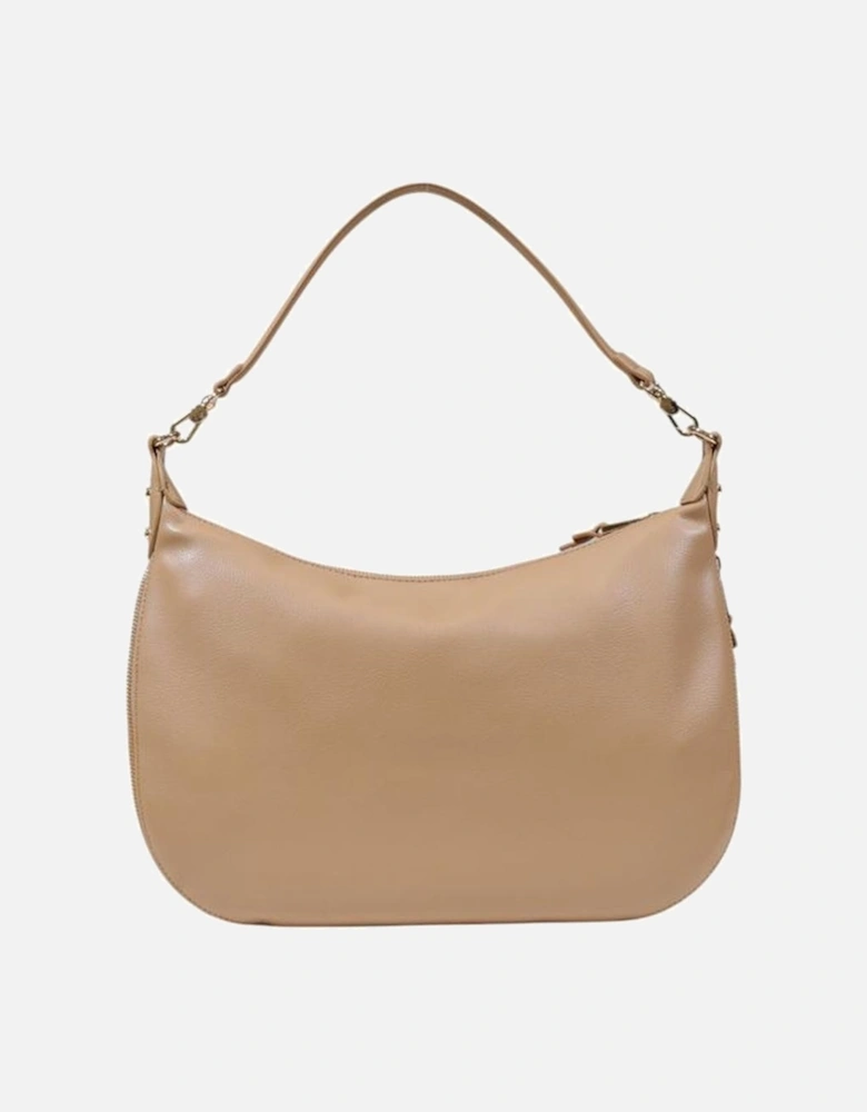 Large Polyurethane Womens Bag - Beige Handbags