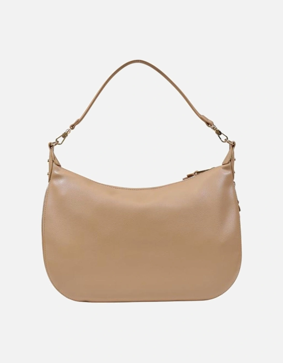 Large Polyurethane Womens Bag - Beige Handbags