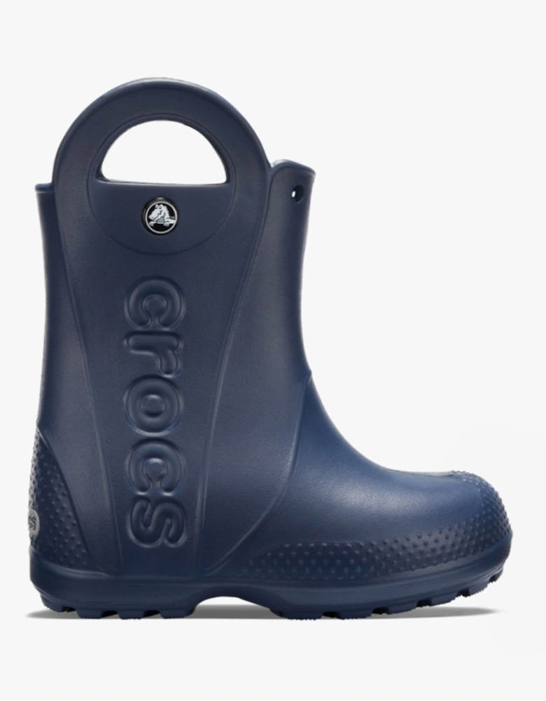 12803-410 HANDLE IT RAIN BOOT Kids Wellies Navy
