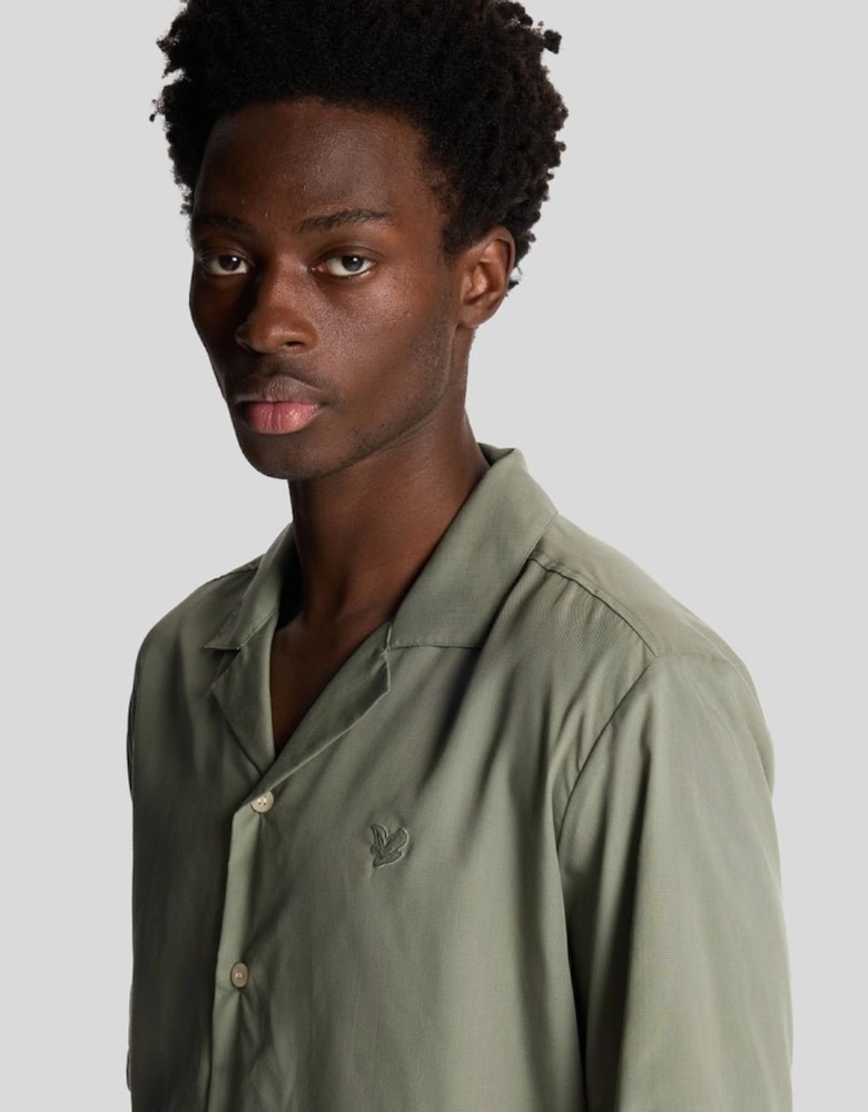 Contrast Cuff Shirt