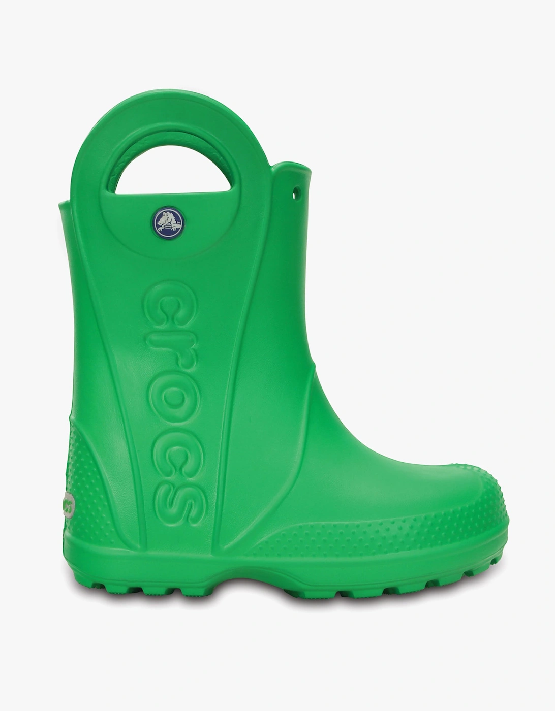 12803-3E8 HANDLE IT RAIN BOOT Kids Wellies Green, 4 of 3