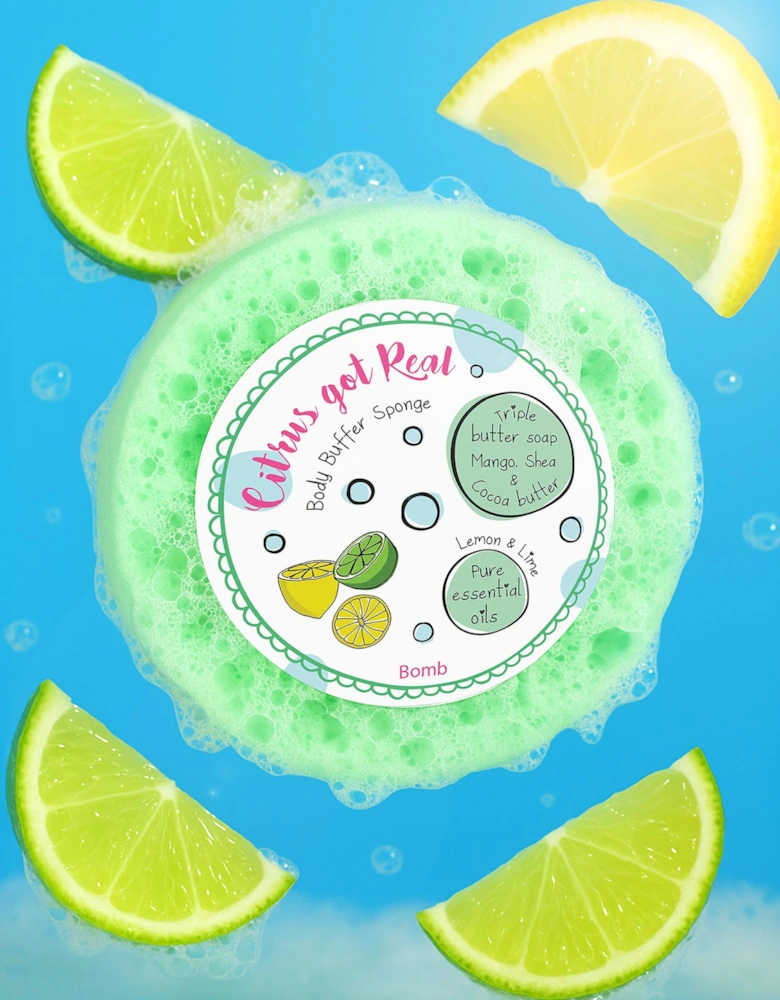 Citrus Got Real Body Buffer Soap Shower Sponge