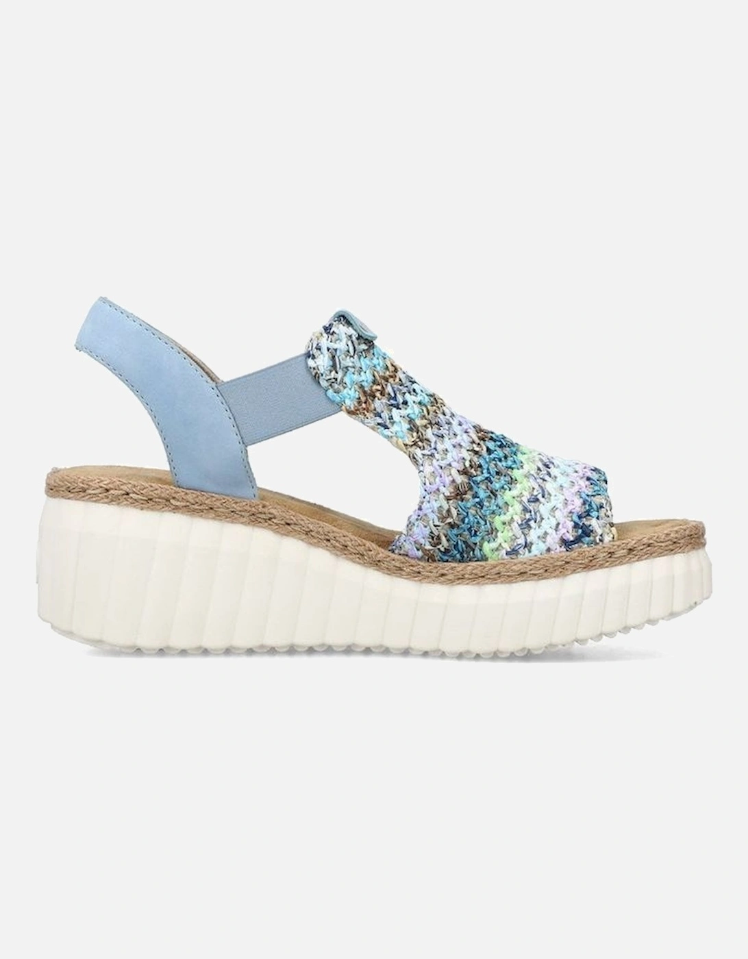 ladies sandal 69172-91  in Blue Multi