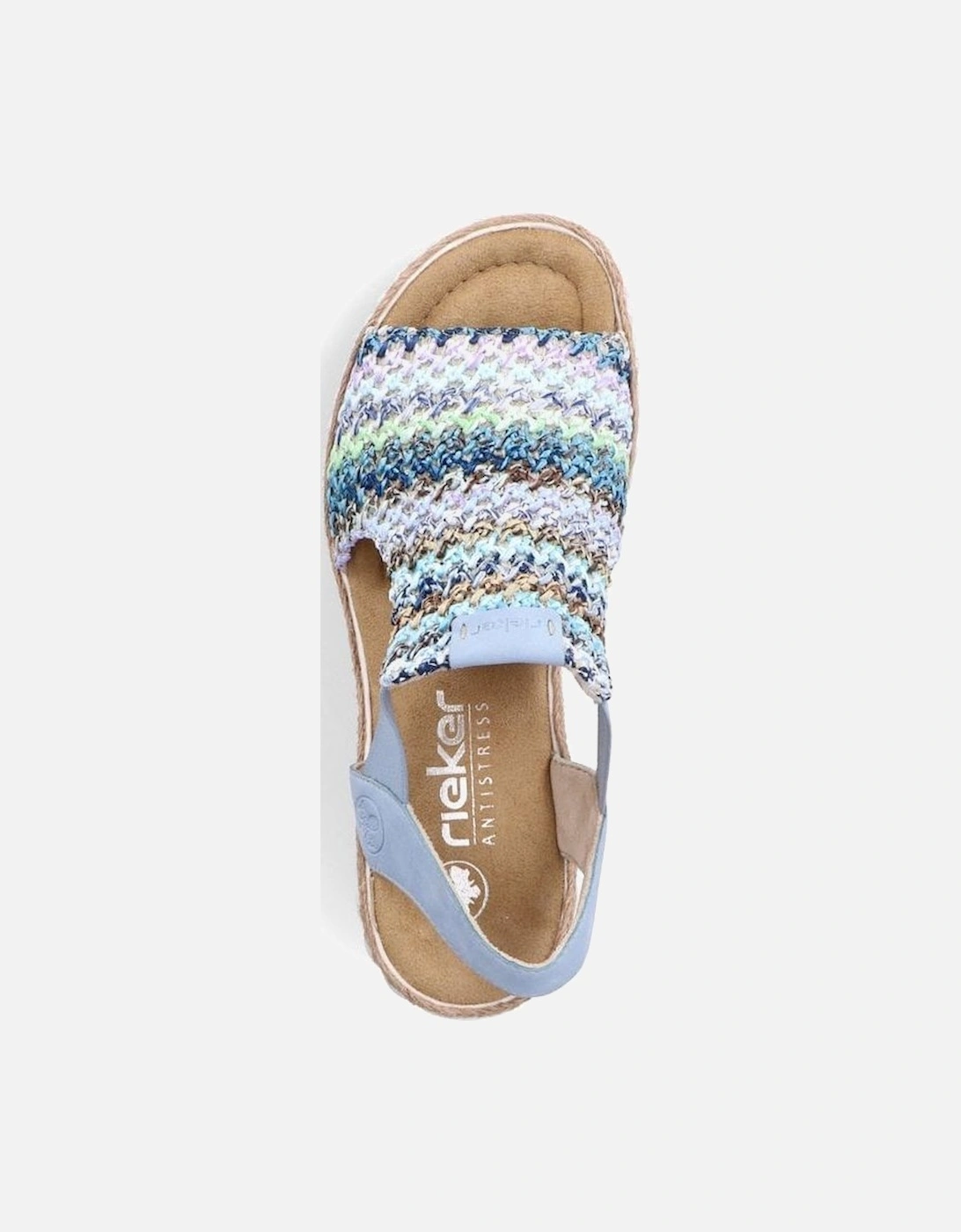 ladies sandal 69172-91  in Blue Multi