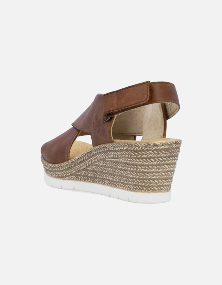 ladies sandal 61975-24 in Brown