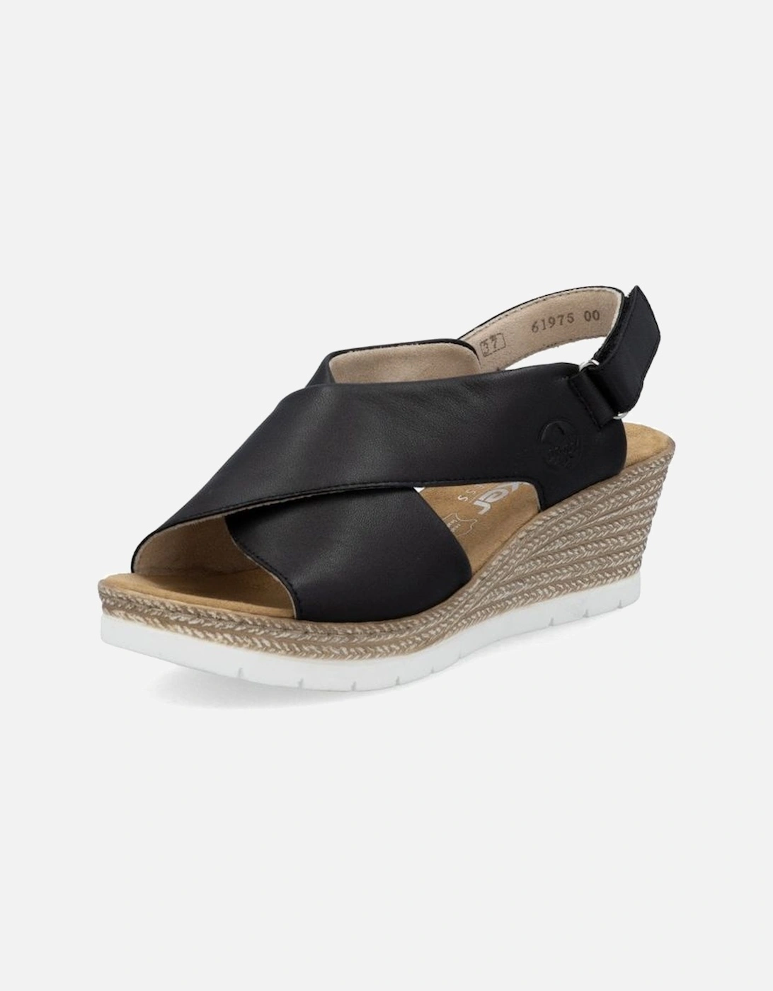 ladies sandal 61975-00 in Black, 6 of 5