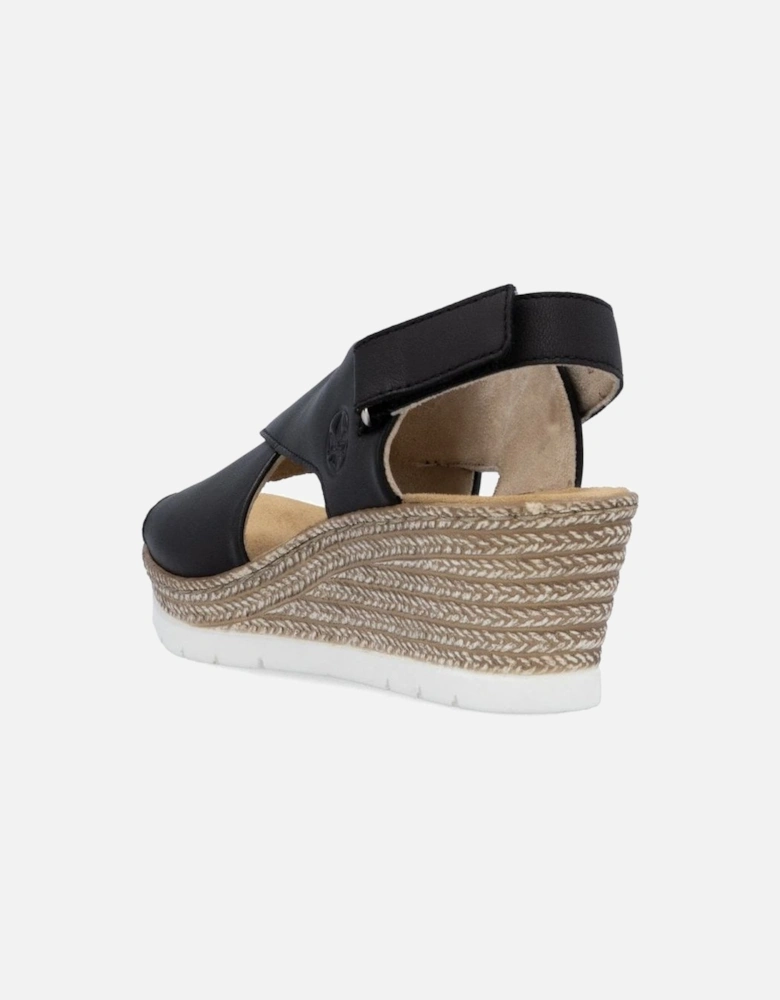 ladies sandal 61975-00 in Black