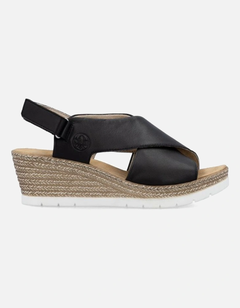 ladies sandal 61975-00 in Black