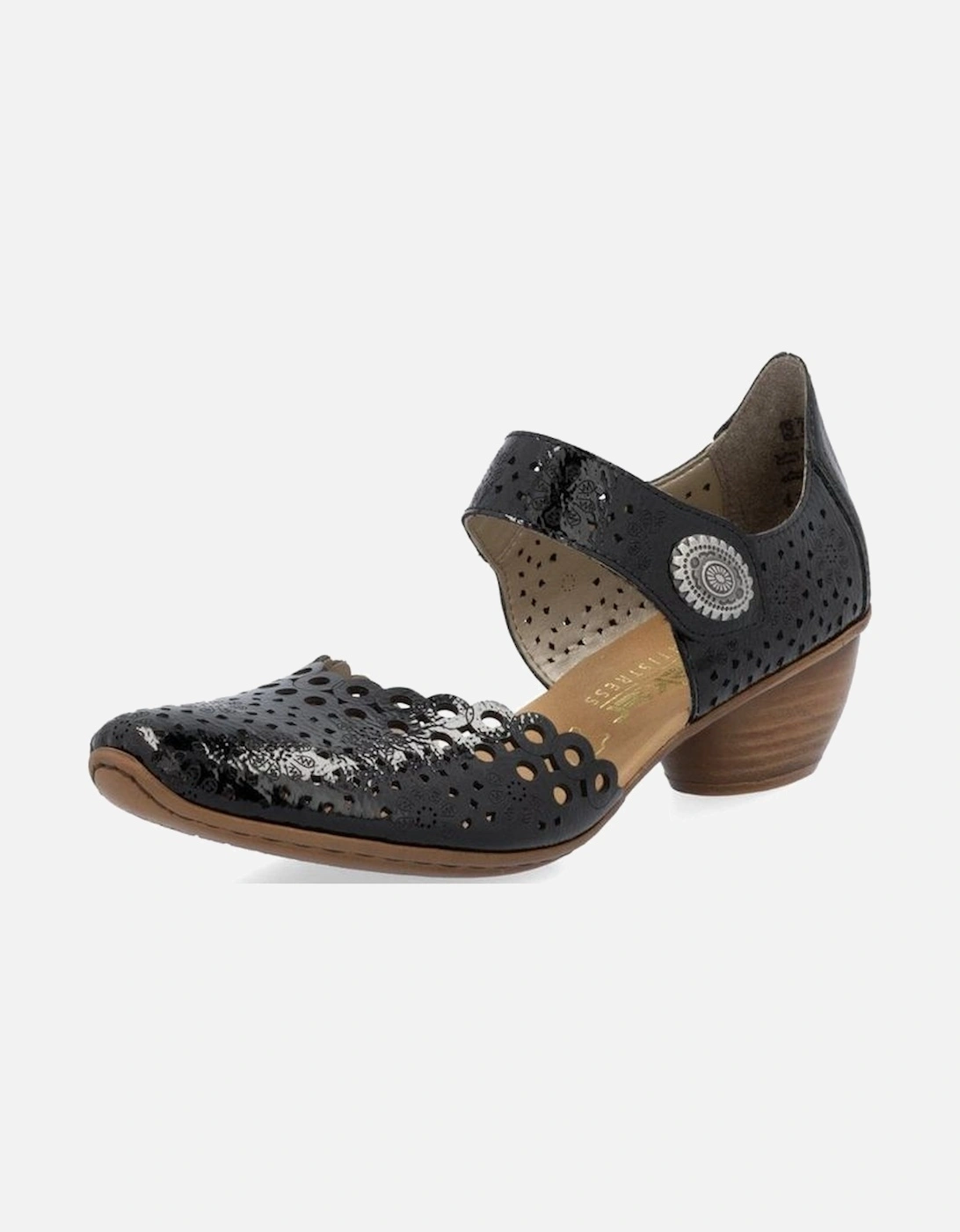 Women's Shoes 43753-02 in black patent, 2 of 1