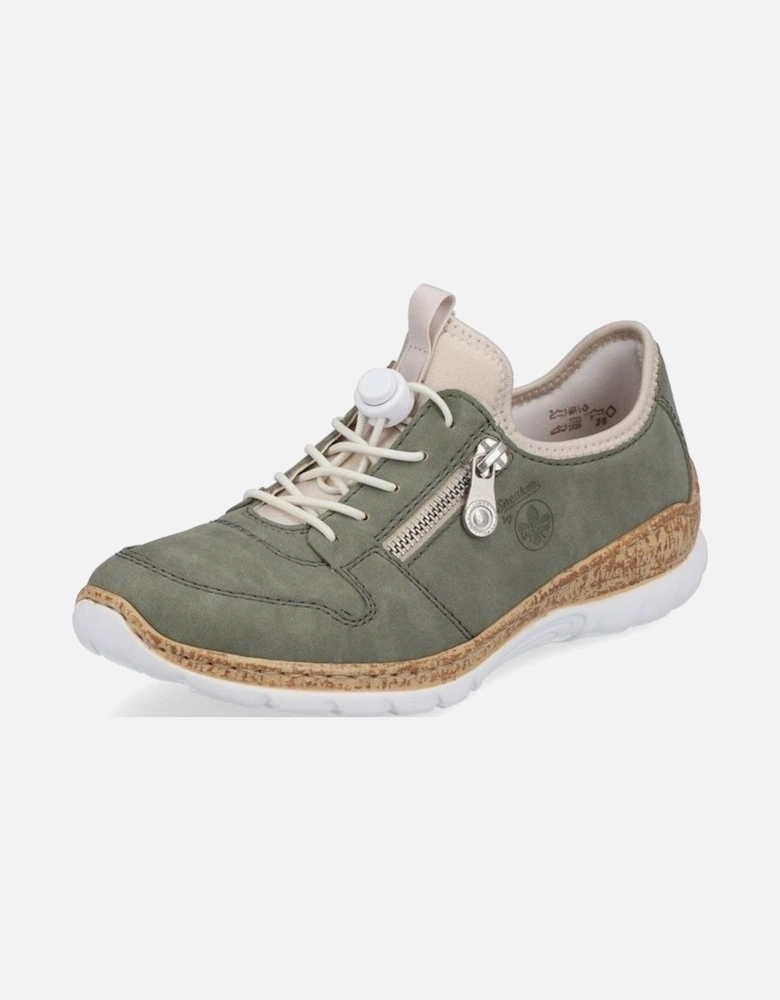 Ladies trainer N42G0-52 in Khaki