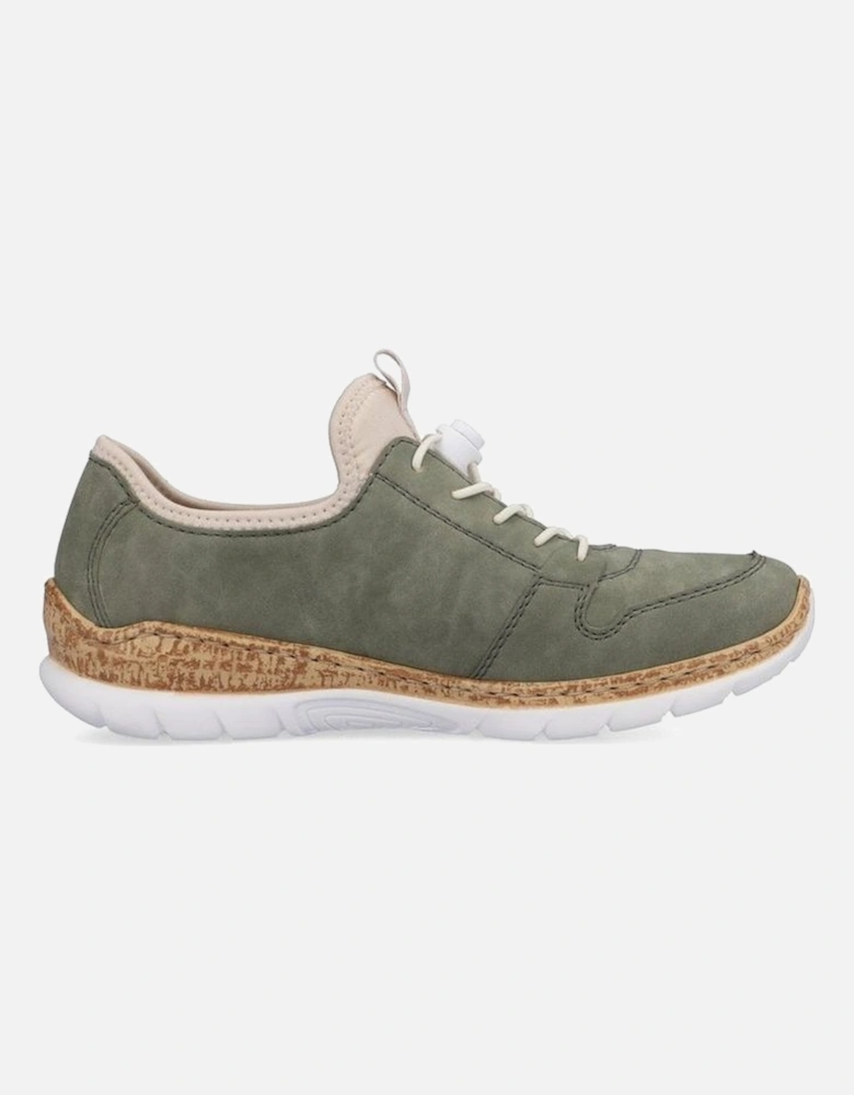 Ladies trainer N42G0-52 in Khaki