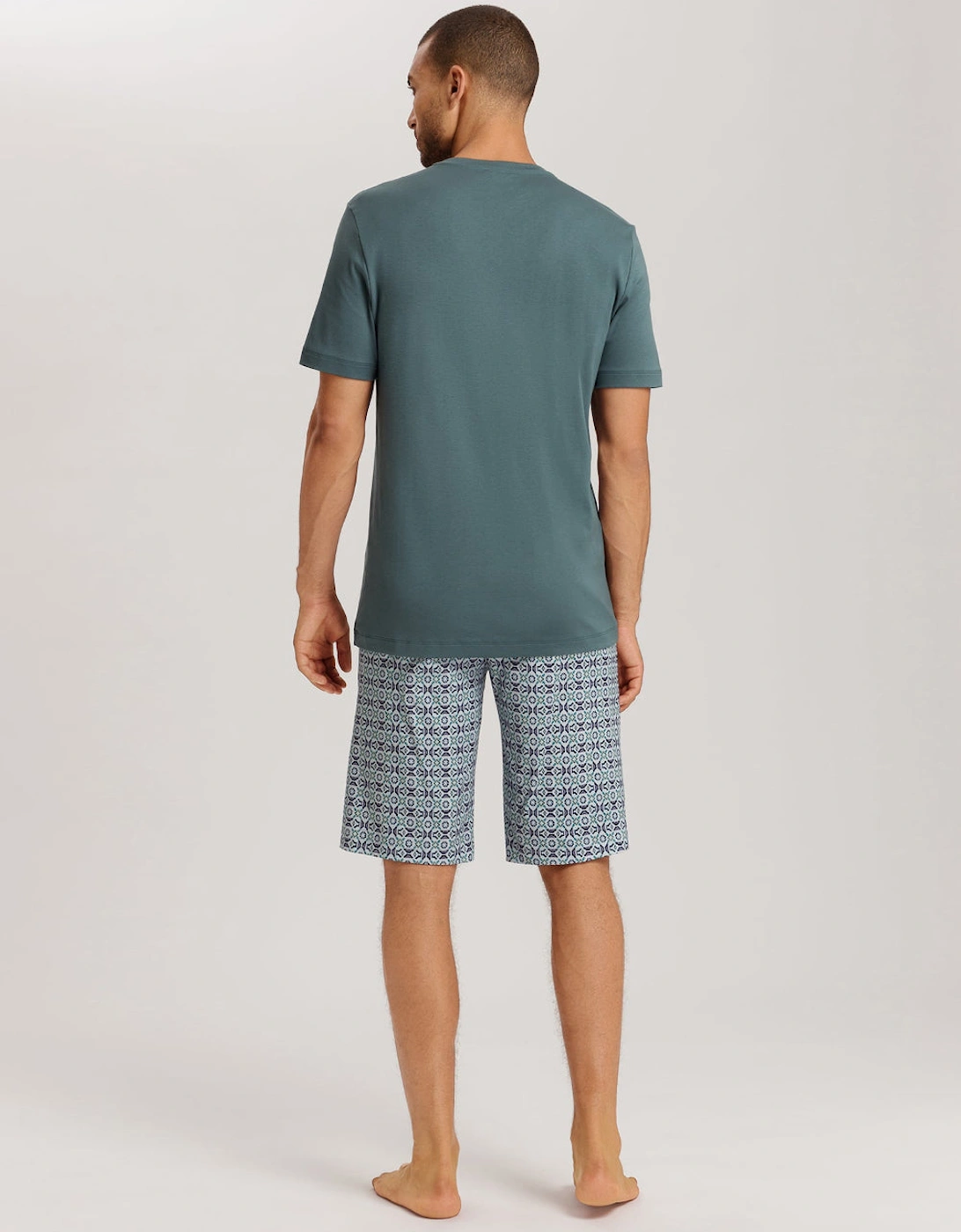 Night & Day Interlock Pyjama Set, Tinted Mosaic