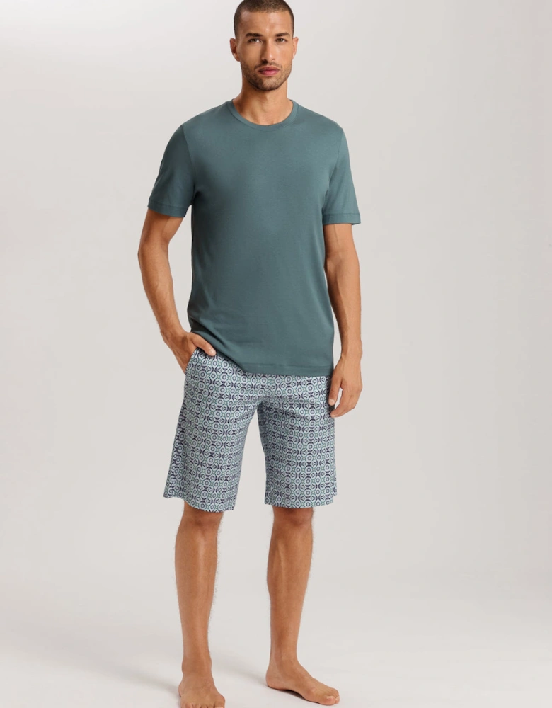 Night & Day Interlock Pyjama Set, Tinted Mosaic