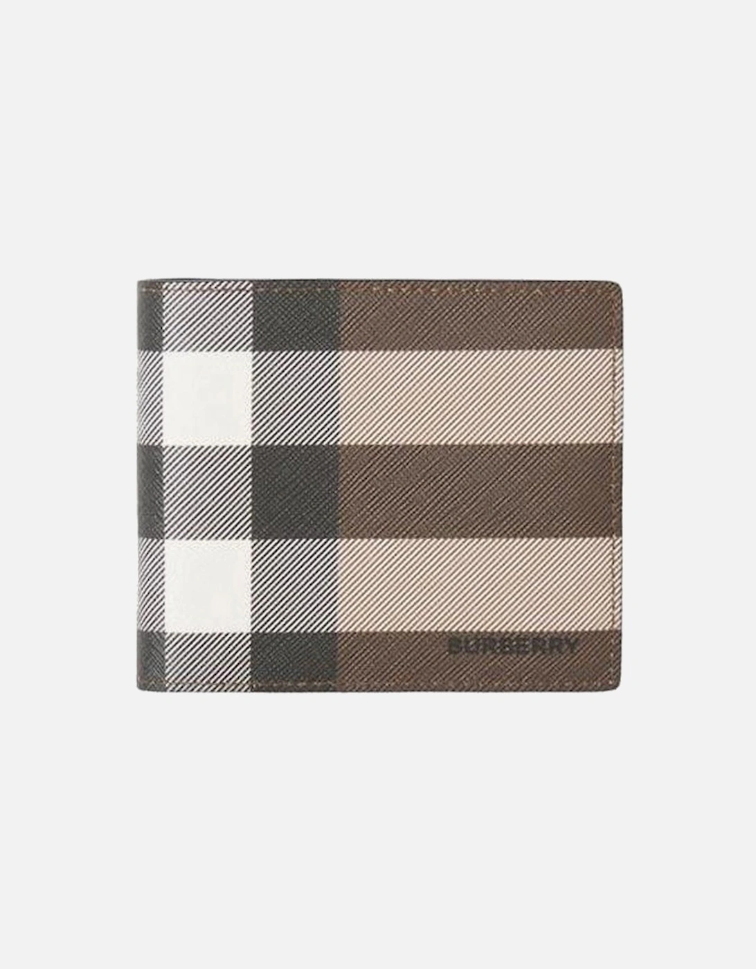 International Checkered Bifold Wallet in Brown, 4 of 3
