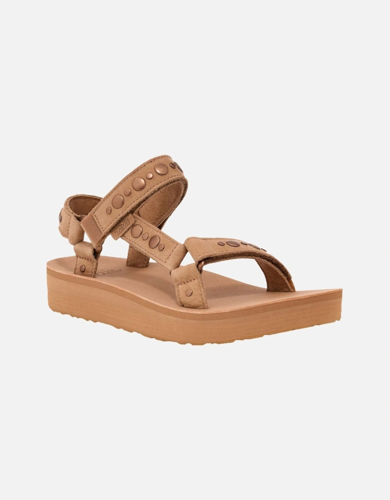 Womens Midform Universal Studded Leather Sandals