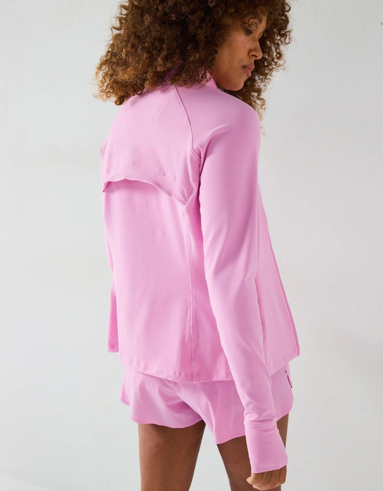 Womens Training Relentless Full Zip - Pink