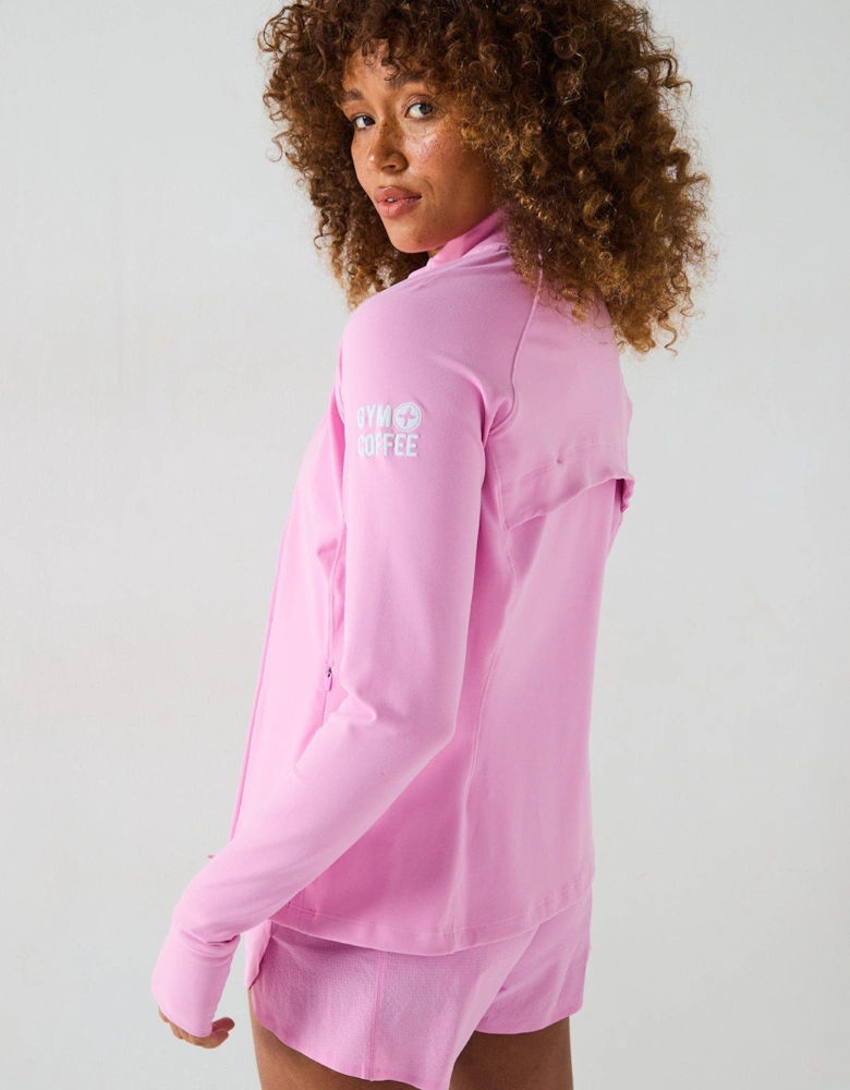 Womens Training Relentless Full Zip - Pink