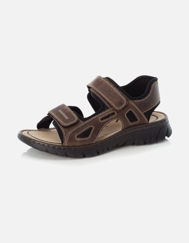 mens 26761-26 brown walking sandal