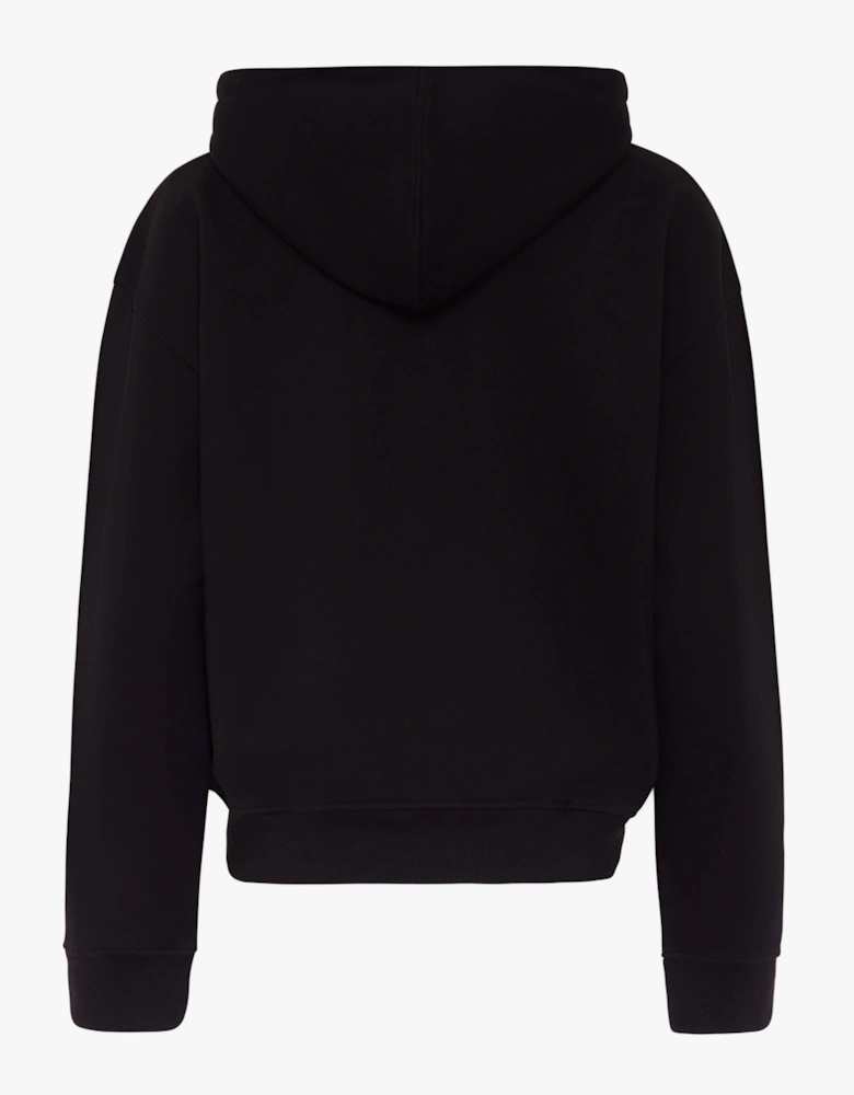 Signature Zip Hoodie in Black