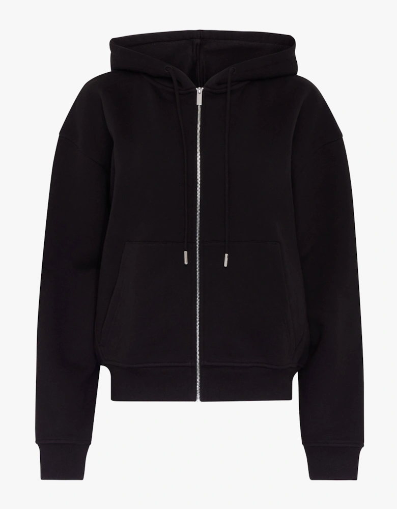 Signature Zip Hoodie in Black