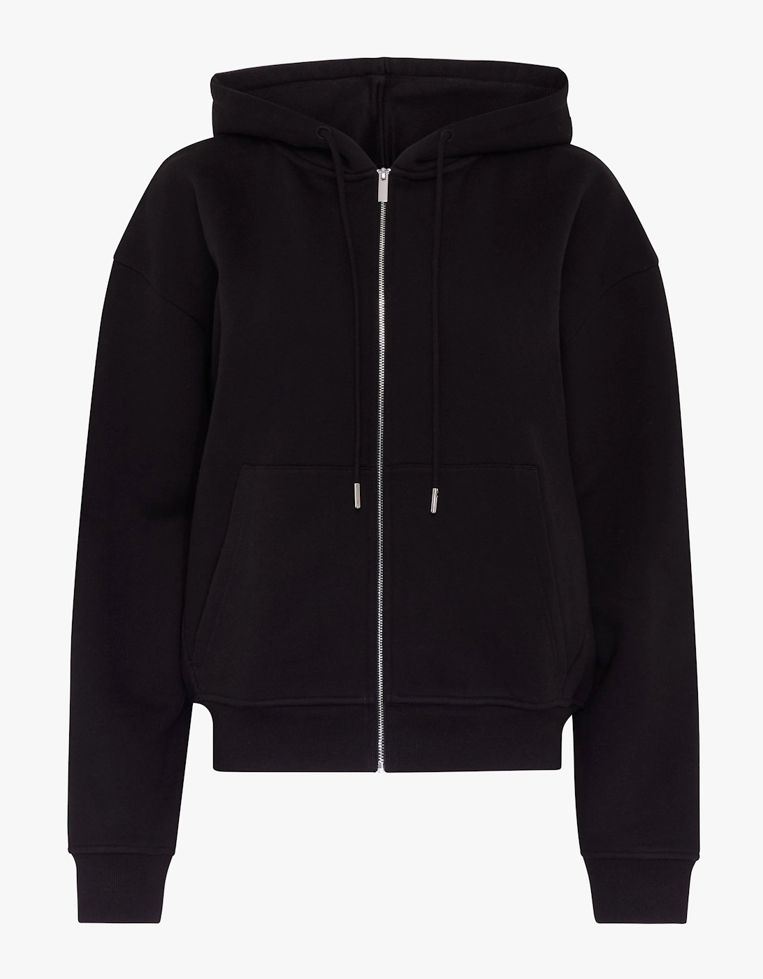 Signature Zip Hoodie in Black