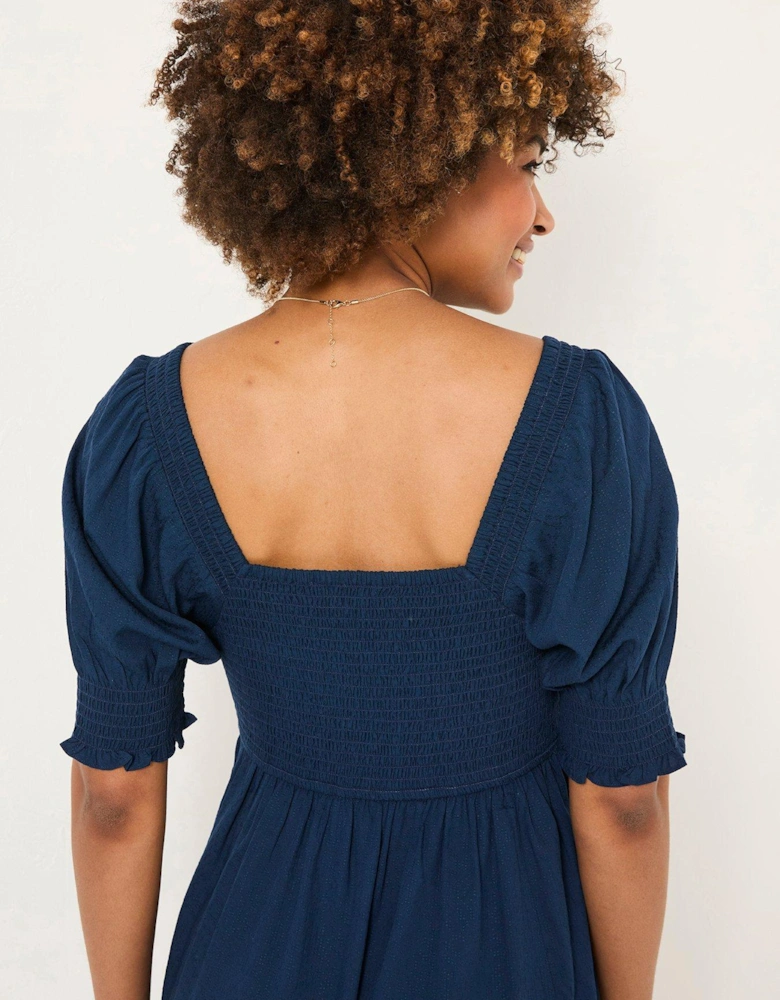 Bloom Midi Dress - Blue