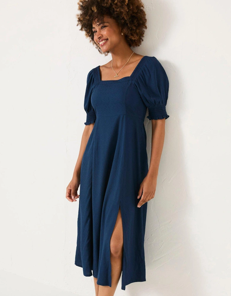 Bloom Midi Dress - Blue