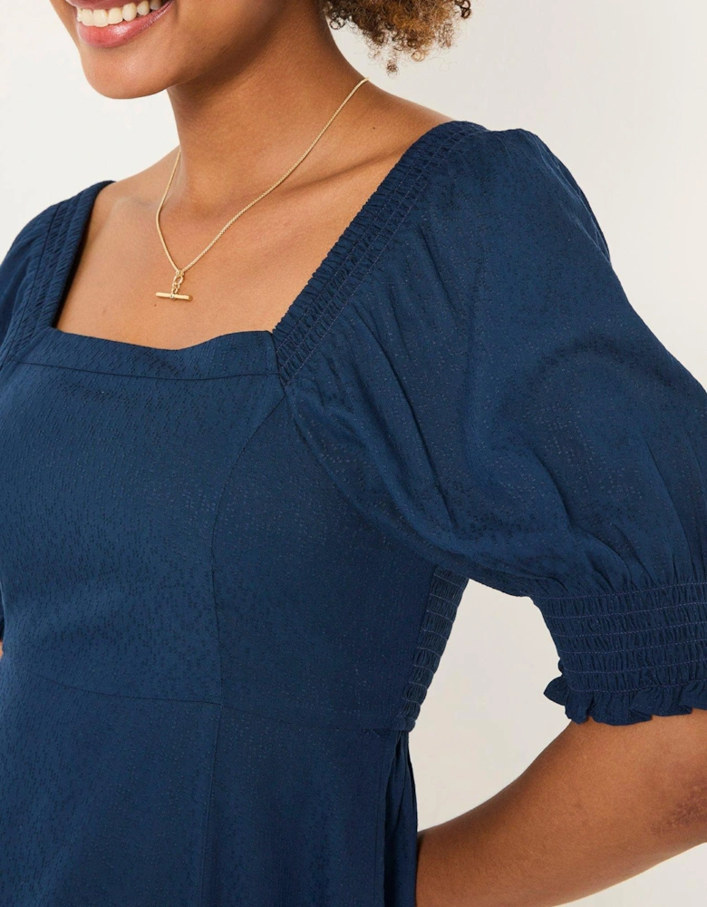 Bloom Midi Dress - Blue